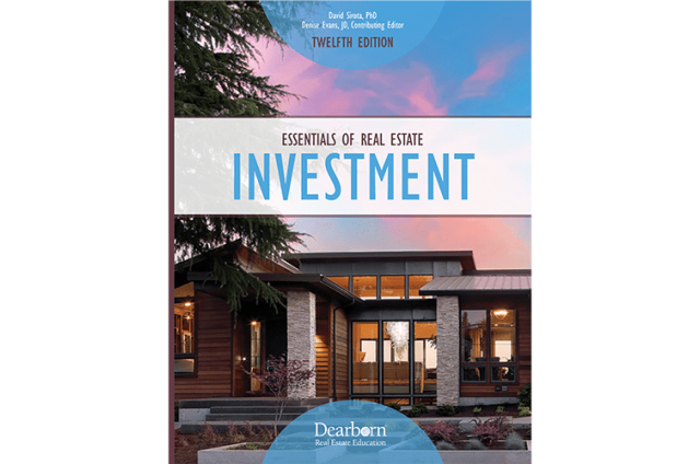 Textbook for Broker Post License Course- Essentials of Real Estate Investment. 12th Edition