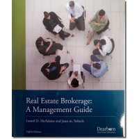 Textbook for Broker Post License Course- Real Estate Brokerage: A Management Guide. 10th Edition