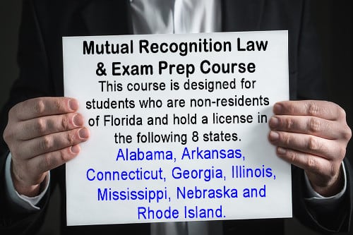 Real Estate Mutual Recognition Law Exam Prep Course clickable image