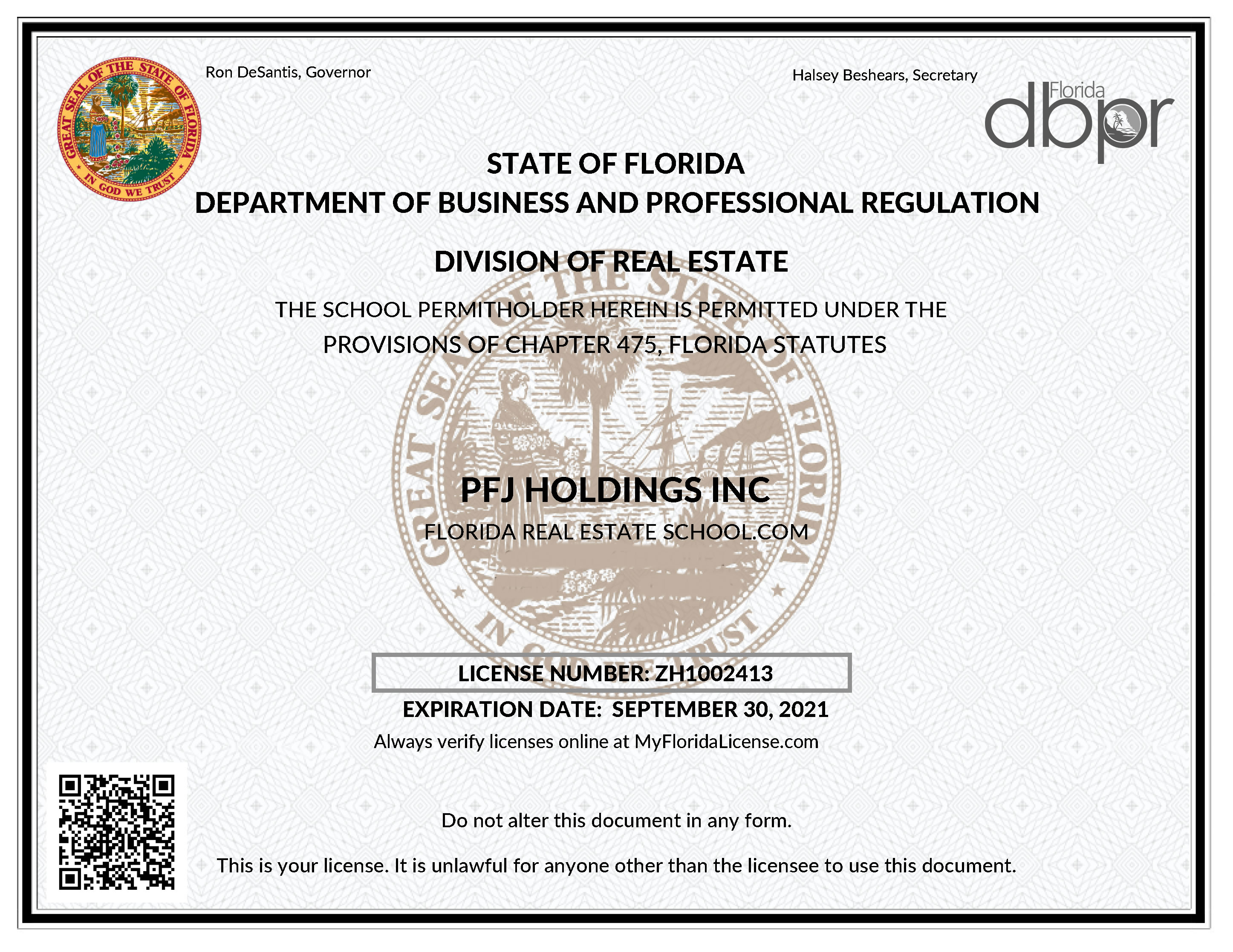 Approval Letter Online Course